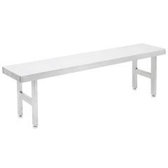 CleanPro EGBH Electropolished Gowning Bench with Solid Top