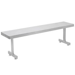 CleanPro SGB Stainless Steel Gowning Bench with Solid Top & Recessed Legs