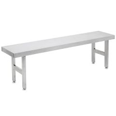 CleanPro SGBH Stainless Steel Gowning Bench with Solid Top